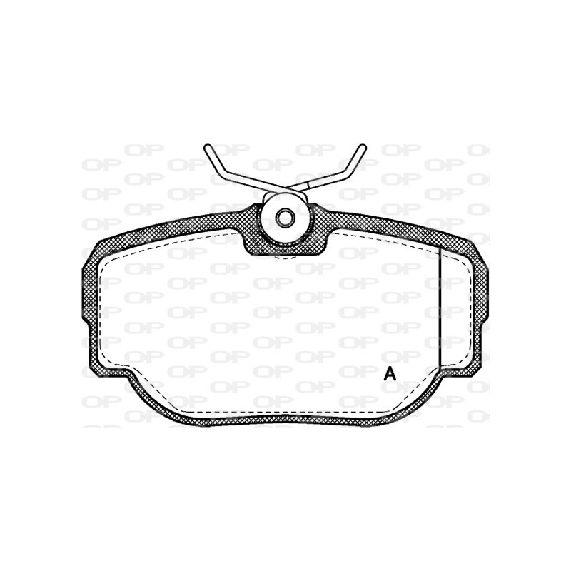 BRAKE PADS OPEN PARTS 1PCS 