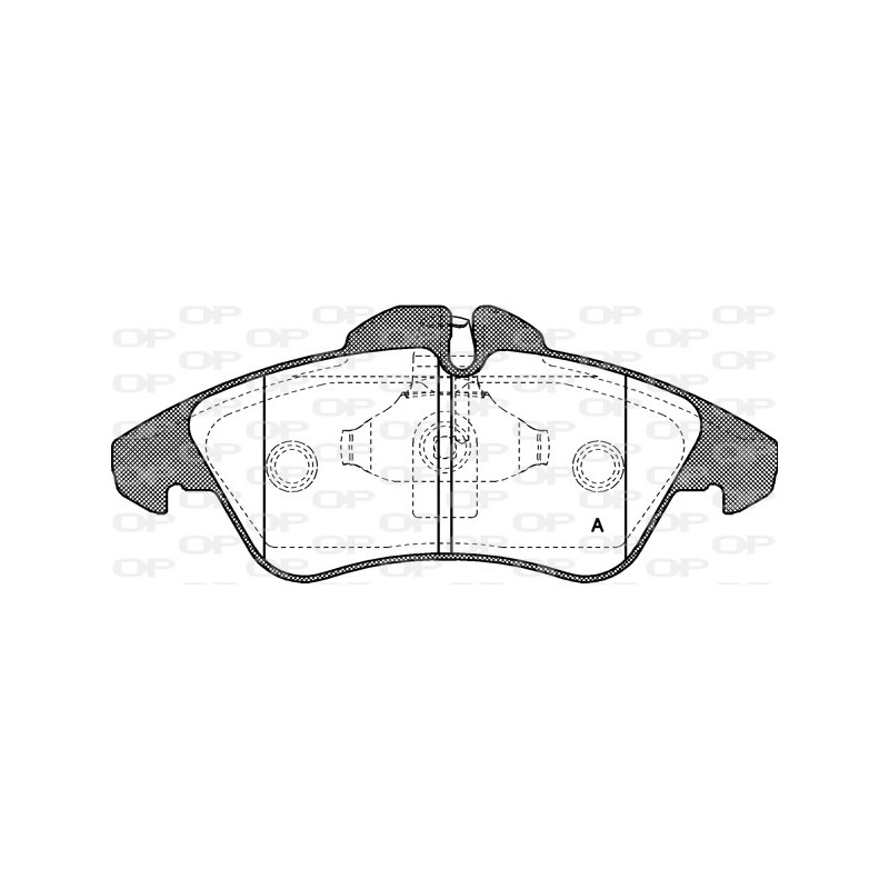 BRAKE PADS OPEN PARTS 1PCS 