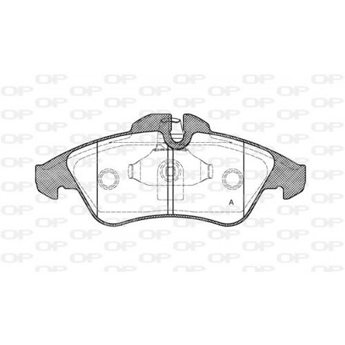 BRAKE PADS OPEN PARTS 1PCS 