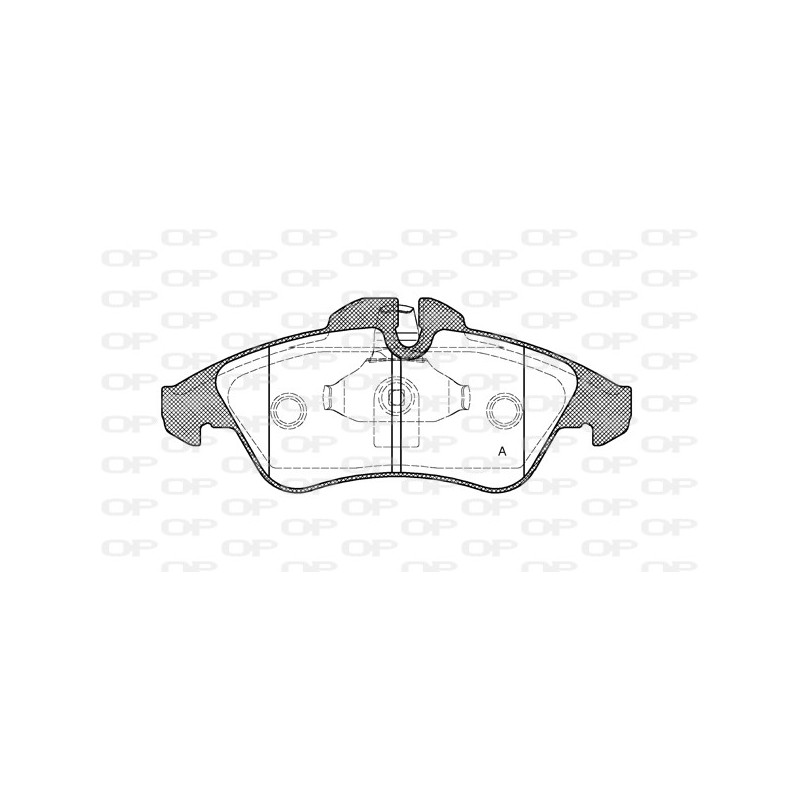 BRAKE PADS OPEN PARTS 1PCS 