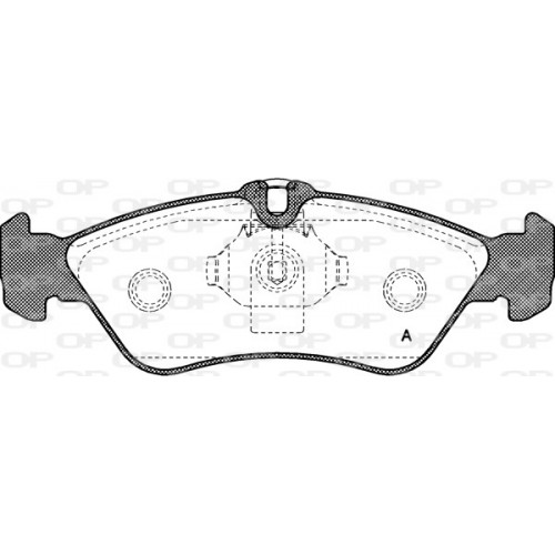 BRAKE PADS OPEN PARTS 1PCS 