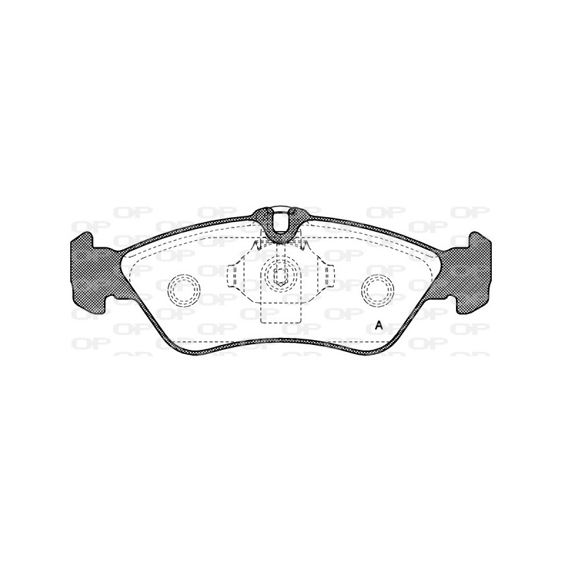 BRAKE PADS OPEN PARTS 1PCS 