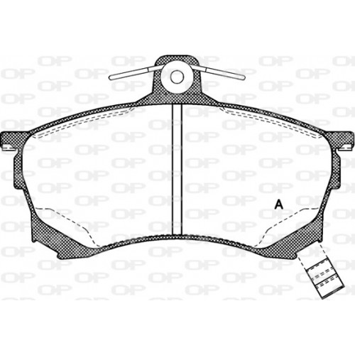 BRAKE PADS OP *ESAURIM 1PCS 