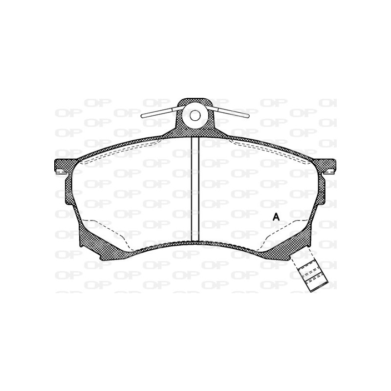 BRAKE PADS OP *ESAURIM 1PCS 