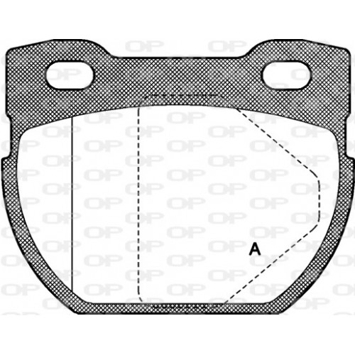 BRAKE PADS OPEN PARTS 1PCS 