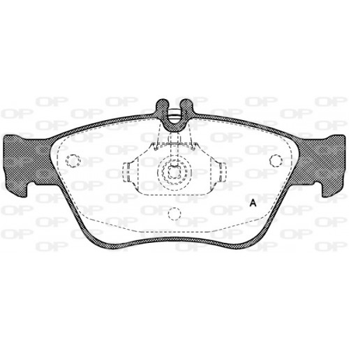 BRAKE PADS OPEN PARTS 1PCS 