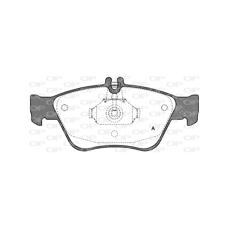 BRAKE PADS OPEN PARTS 1PCS 