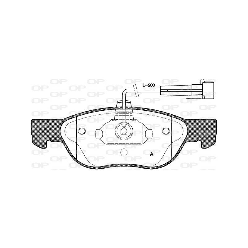 BRAKE PADS OPEN PARTS 1PCS ... 