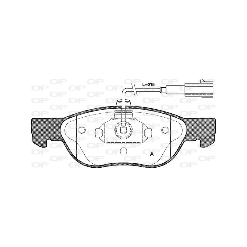 BRAKE PADS OPEN PARTS 1PCS ... 