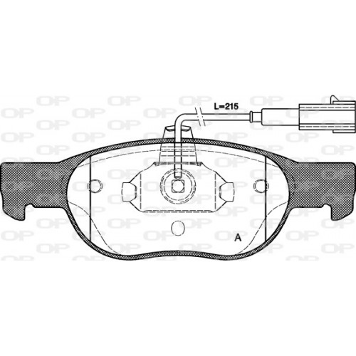 BRAKE PADS OP *ESAURIM  1PCS 