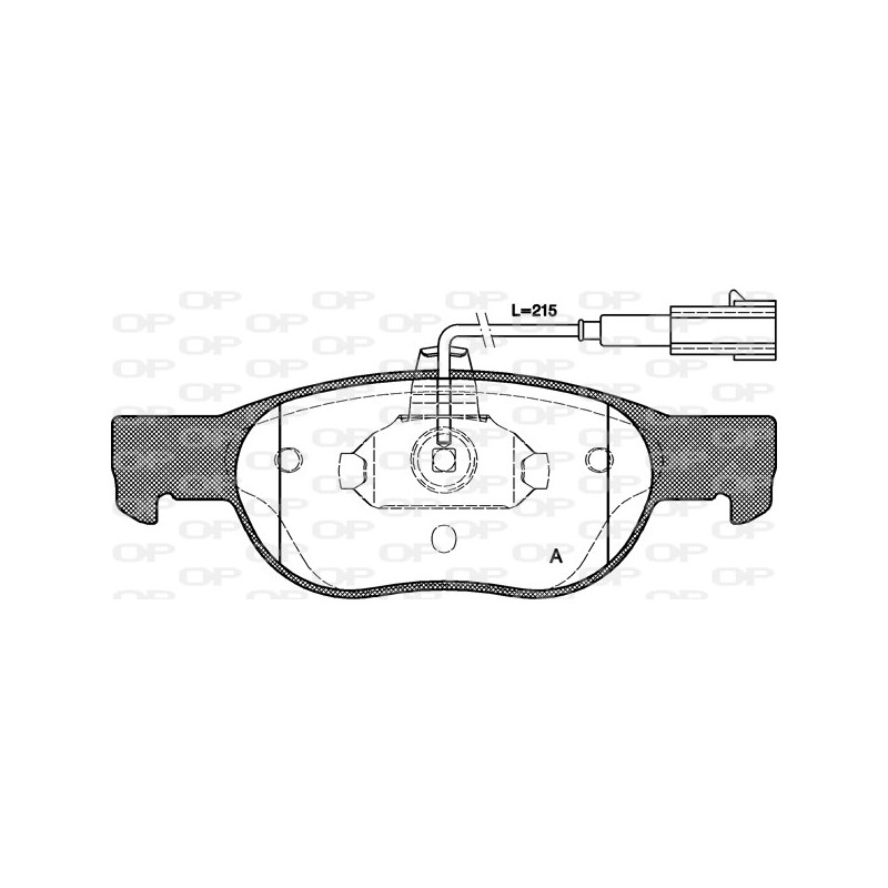 BRAKE PADS OP *ESAURIM  1PCS 