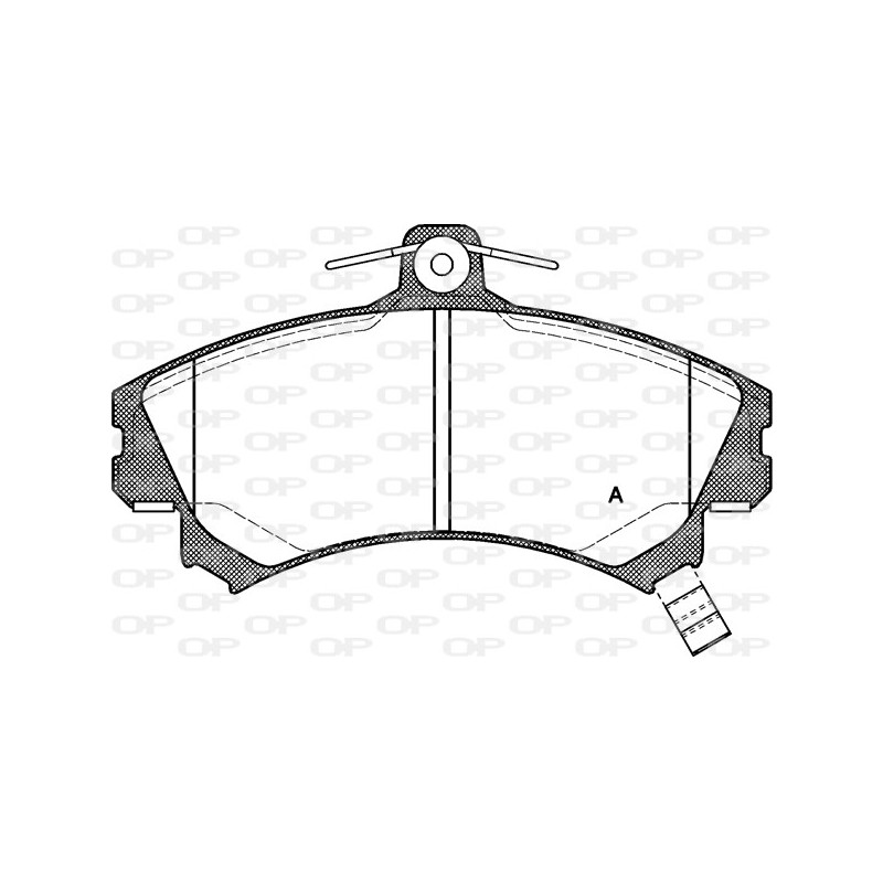 BRAKE PADS OPEN PARTS 1PCS 