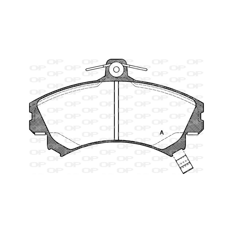 BRAKE PADS OPEN PARTS 1PCS 