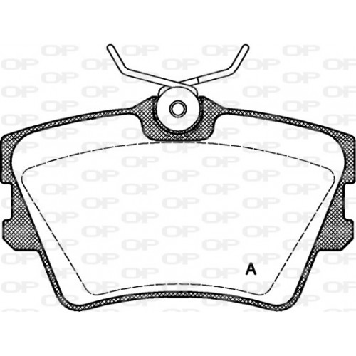 BRAKE PADS OPEN PARTS 1PCS ... 