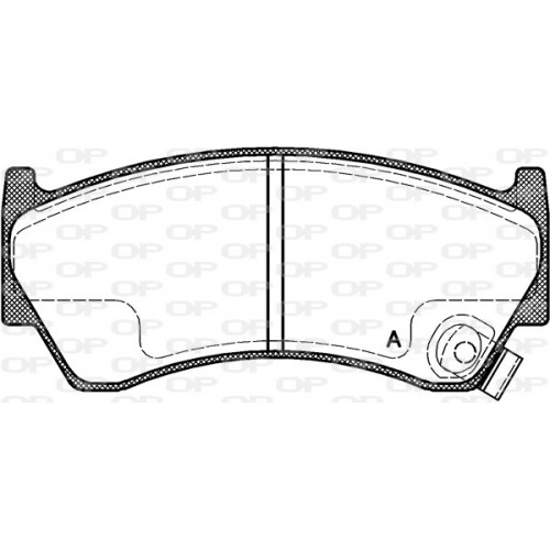 BRAKE PADS OP *ESAURIM 1PCS 