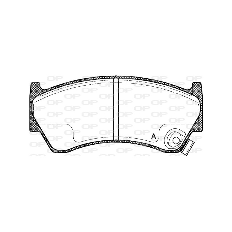 BRAKE PADS OP *ESAURIM 1PCS 