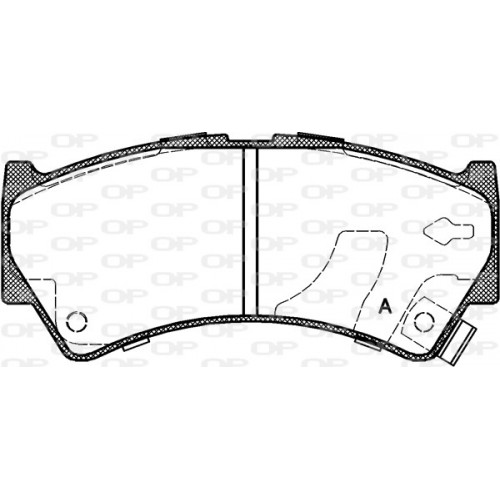 BRAKE PADS OP *ESAURIM 1PCS 