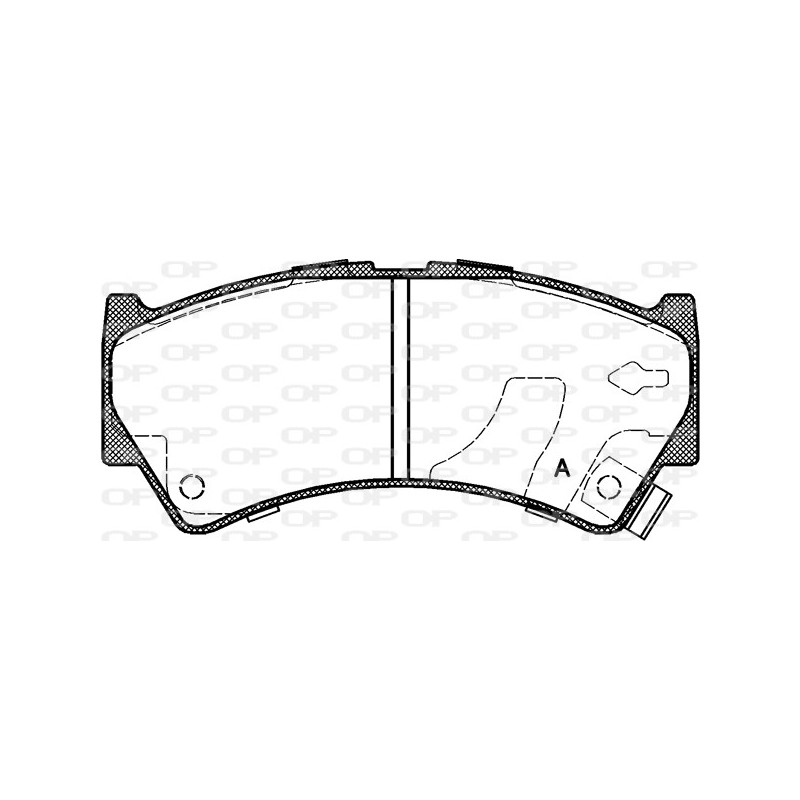 BRAKE PADS OP *ESAURIM 1PCS 