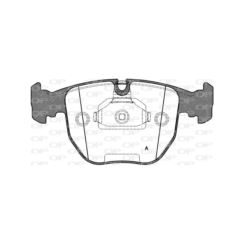 BRAKE PADS OPEN PARTS 1PCS *ESAURIM 