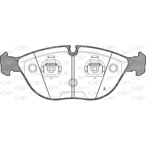 BRAKE PADS OPEN PARTS 1PCS ... 