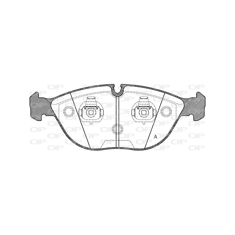 BRAKE PADS OPEN PARTS 1PCS ... 