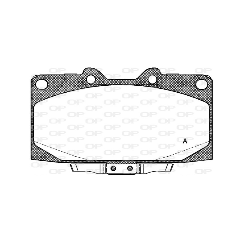 BRAKE PADS OPEN PARTS *ESAURIM 1PCS 