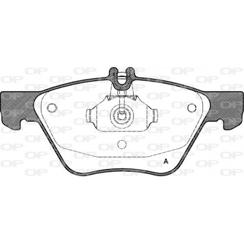 BRAKE PADS OPEN PARTS 1PCS 