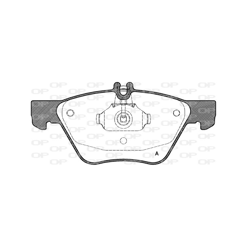 BRAKE PADS OPEN PARTS 1PCS 