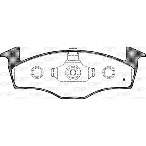 BRAKE PADS OPEN PARTS 1PCS 