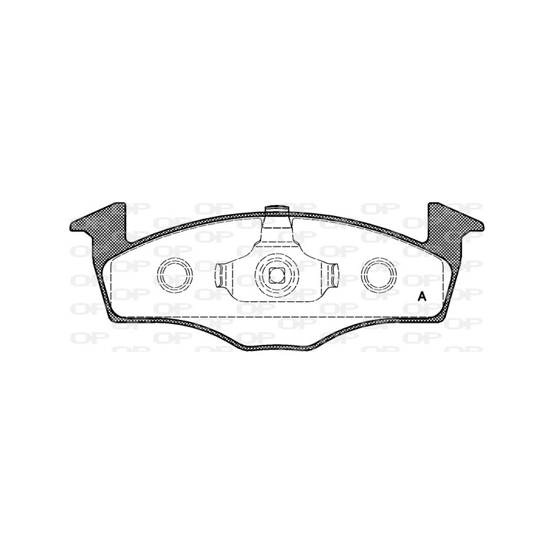 BRAKE PADS OPEN PARTS 1PCS 