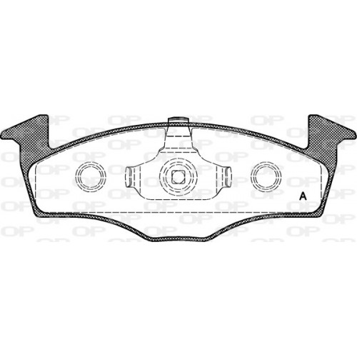 BRAKE PADS OPEN PARTS 1PCS 