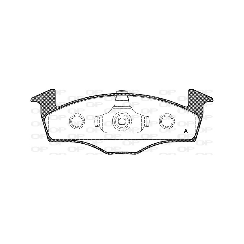 BRAKE PADS OPEN PARTS 1PCS 