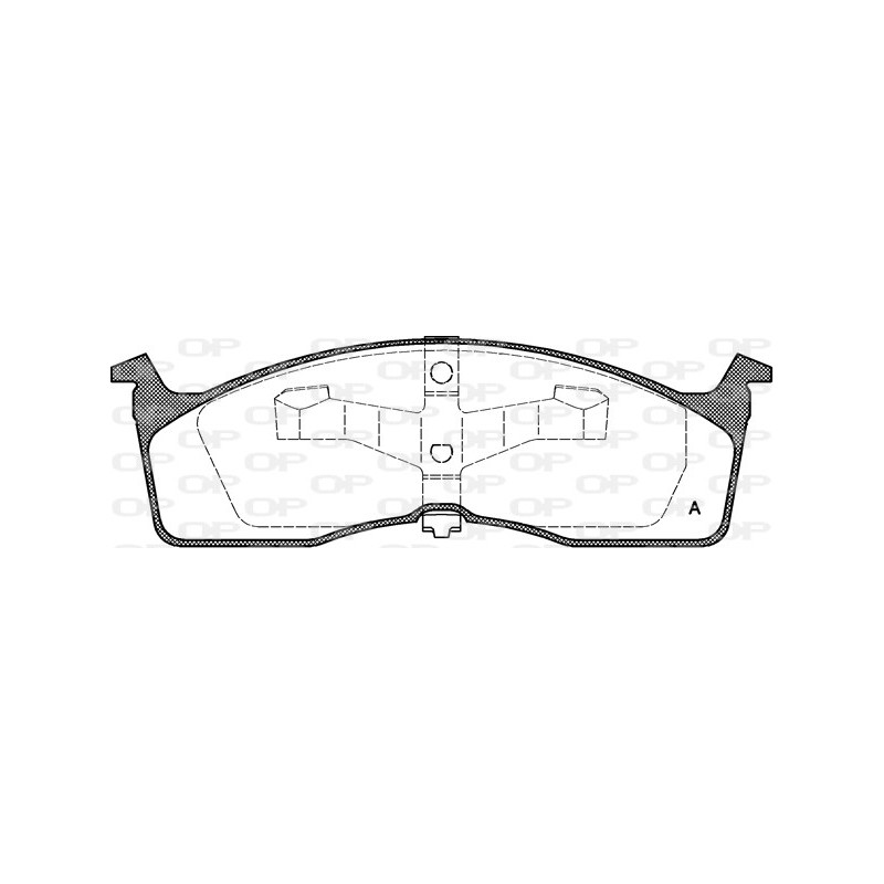 BRAKE PADS OPEN PARTS 1PCS 