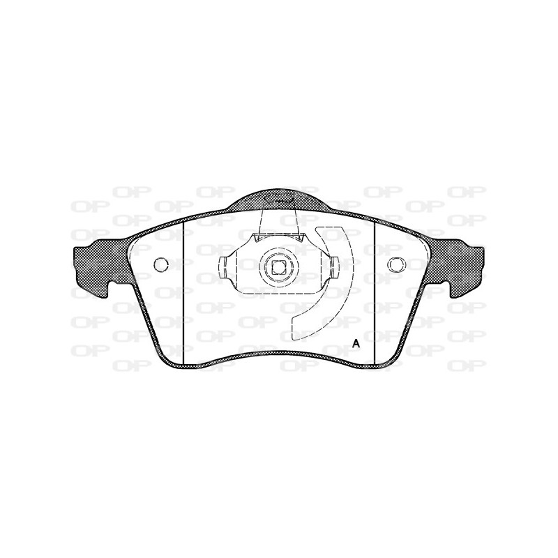 BRAKE PADS OPEN PARTS 1PCS 