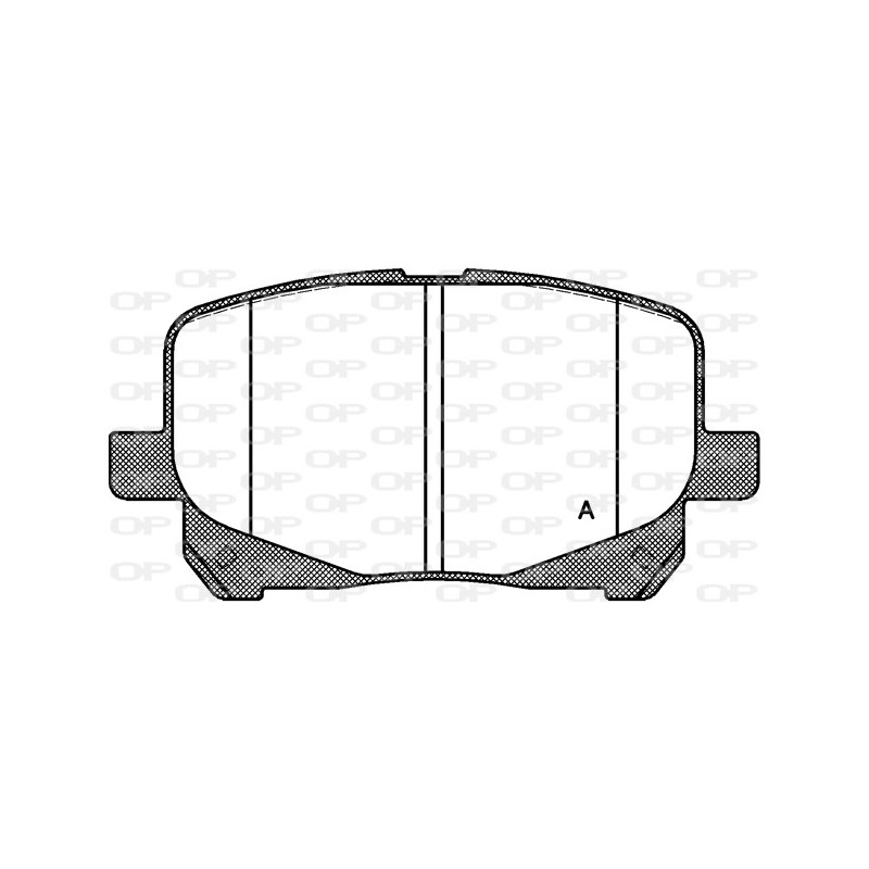 BRAKE PADS OPEN PARTS 1PCS *ESAURIM 