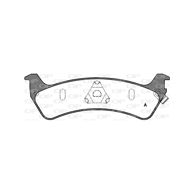 BRAKE PADS OPEN PARTS 1PCS *ESAURIMENTO 