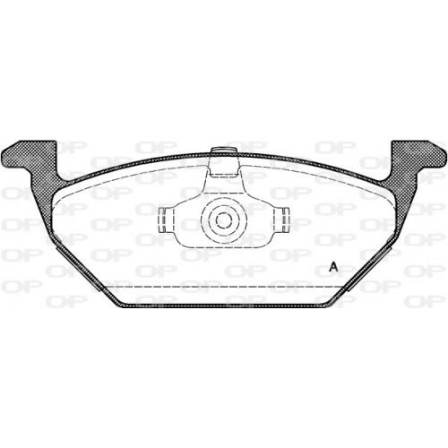 BRAKE PADS OPEN PARTS 1PCS 