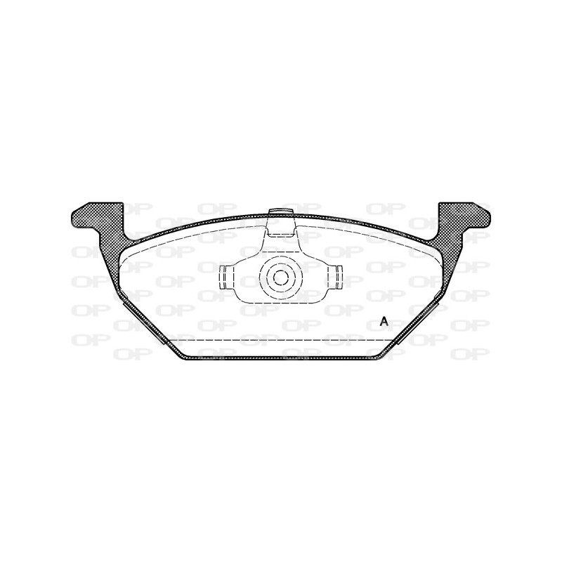 BRAKE PADS OPEN PARTS 1PCS 