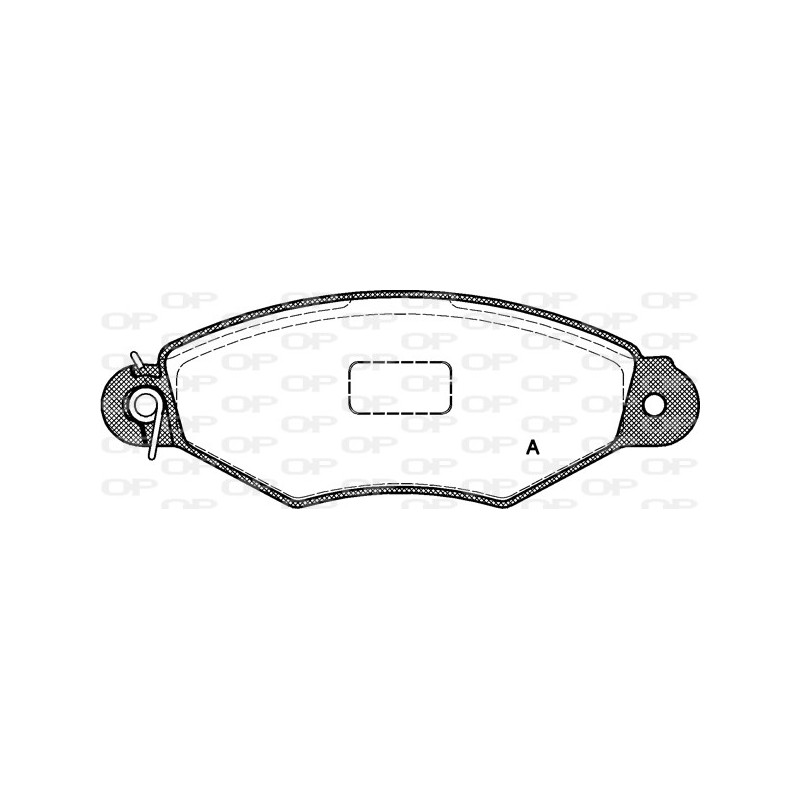 BRAKE PADS OPEN PARTS 1PCS 