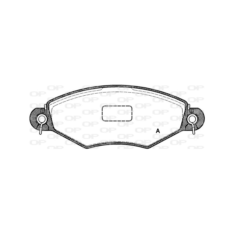 BRAKE PADS OPEN PARTS 1PCS 