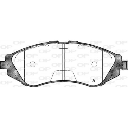 BRAKE PADS OPEN PARTS 1PCS 