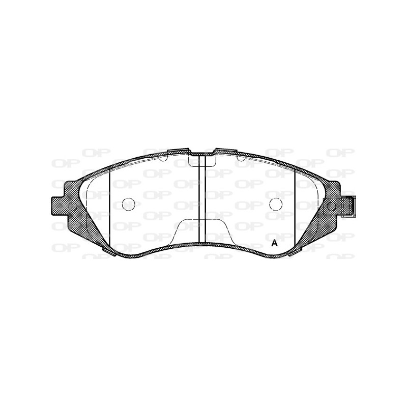 BRAKE PADS OPEN PARTS 1PCS 