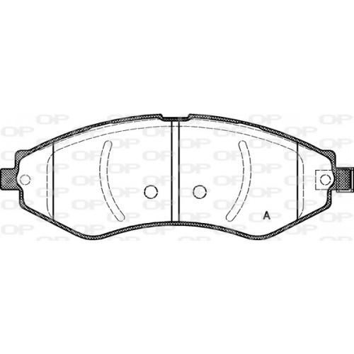 BRAKE PADS OPEN PARTS 1PCS 