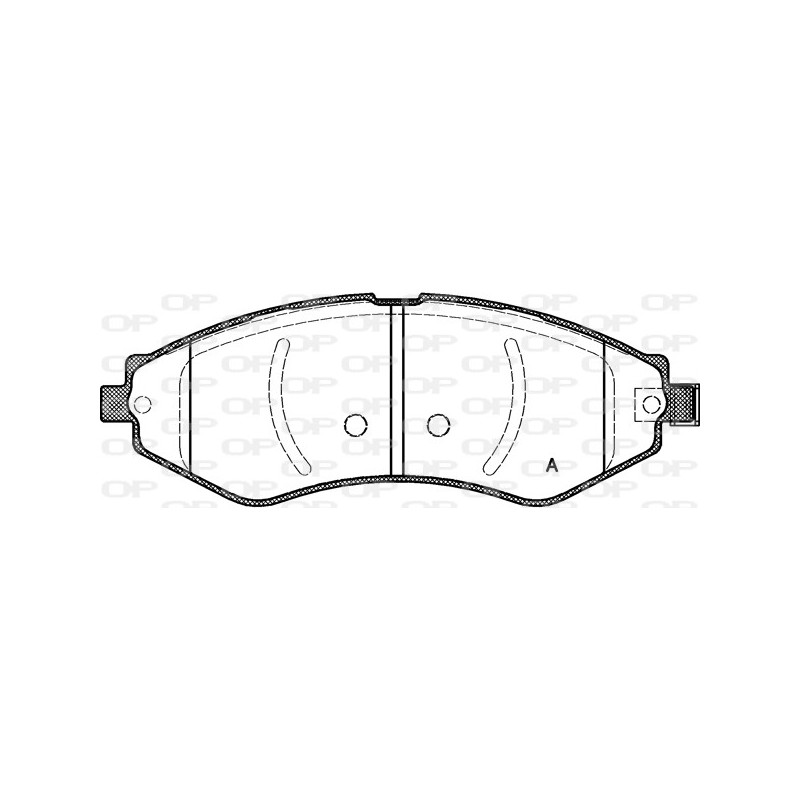 BRAKE PADS OPEN PARTS 1PCS 