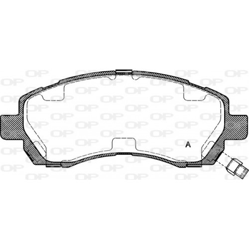 BRAKE PADS OPEN PARTS 1PCS ... 