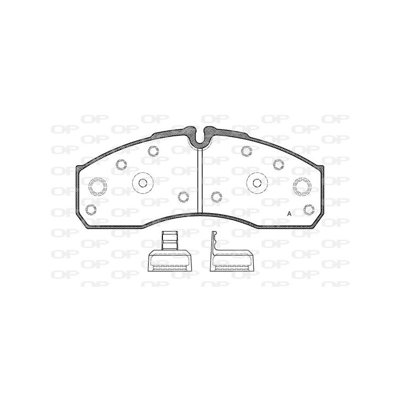 BRAKE PADS OPEN PARTS 1PCS 