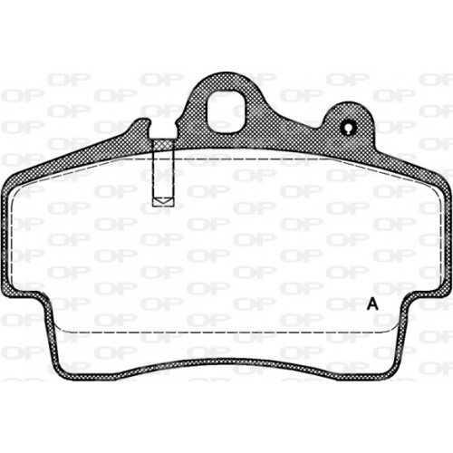 BRAKE PADS OPEN PARTS 1PCS ... 