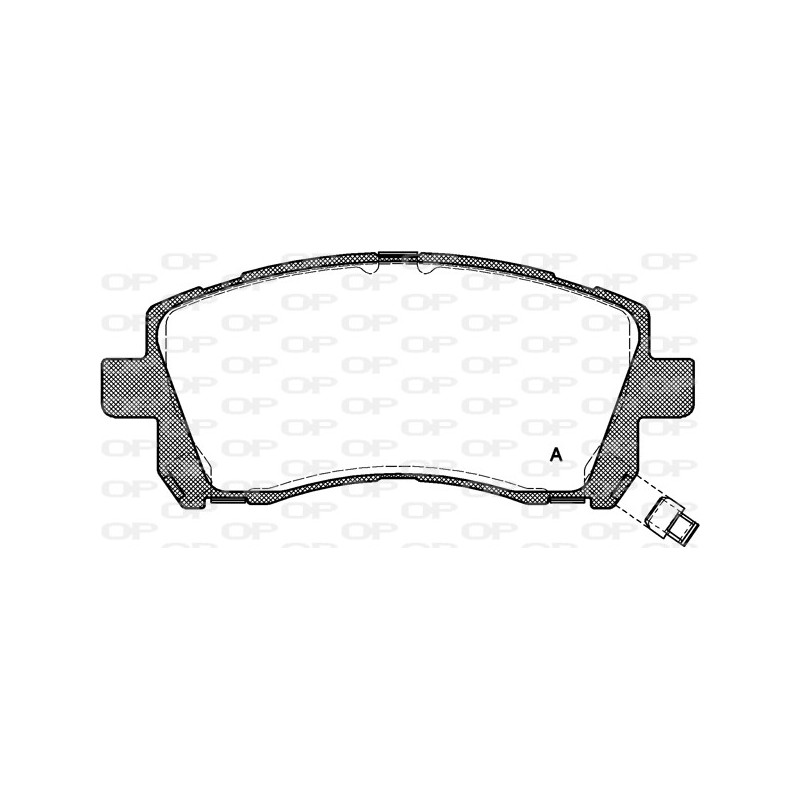 BRAKE PADS OPEN PARTS 1PCS 