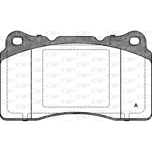 BRAKE PADS OP *ESAURIM 1PCS 