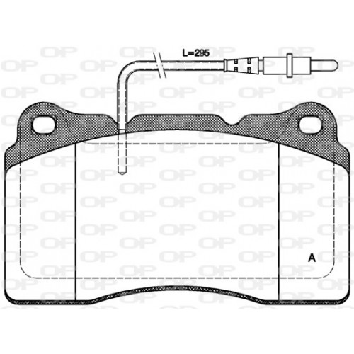 BRAKE PADS OPEN PARTS 1PCS *ESAURIMENTO 